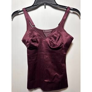 NWOT Ruby Ribbon Women's Size 32 Purple Sheer Cami Tank Top Shirt
